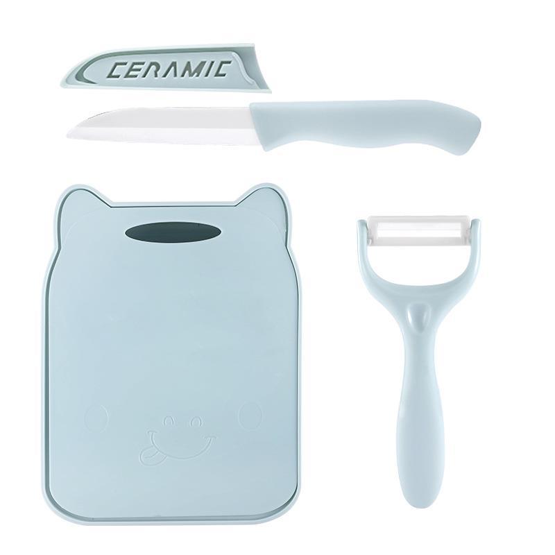 Conjunto de 3 facas de cer&acirc;mica